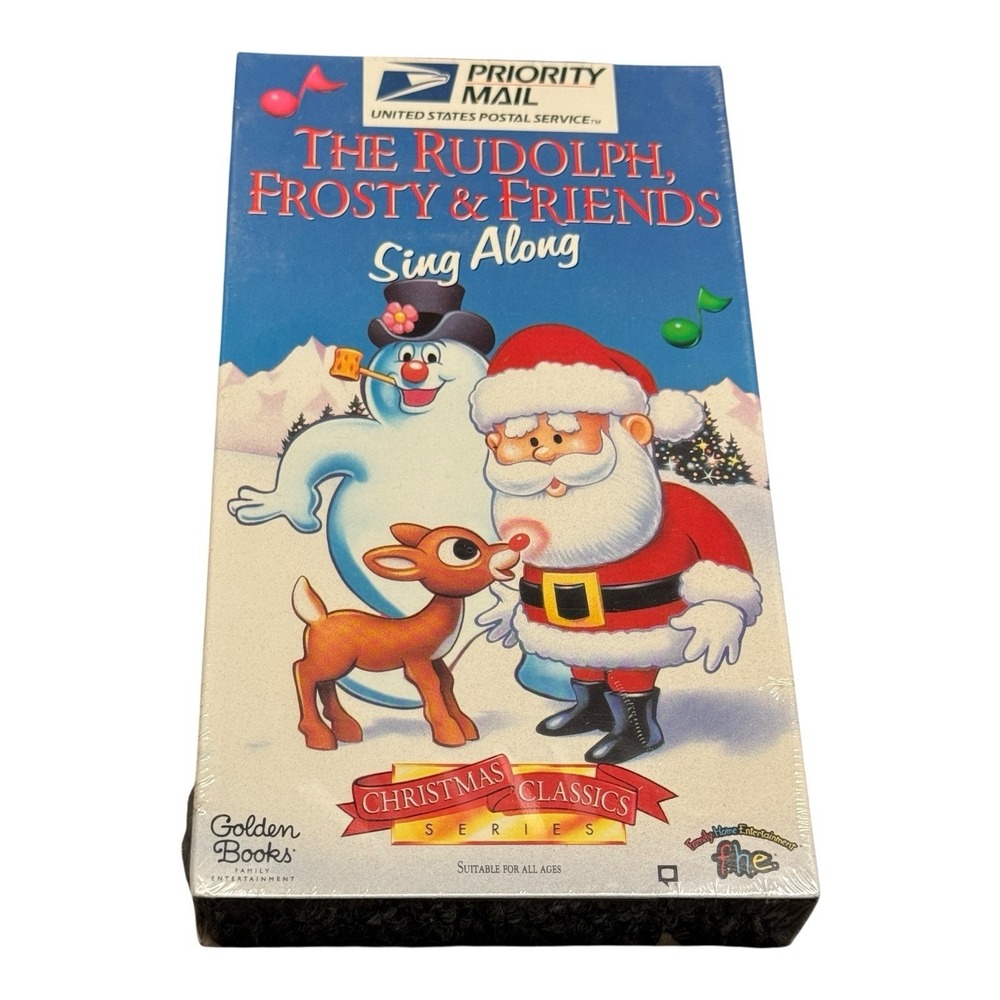 The‎ Rudolph, Frosty & Friends Sing Along  VHS Christmas Classics Golden Sealed